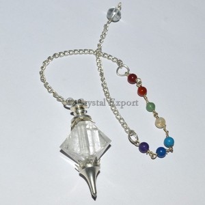 Octaedro-péndulo de Chakra de cristal - Product Image 1