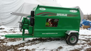 เครื่องผสมอาหารสัตว์แบบแนวนอนพร้อมลูกปืน ยี่ห้อ Saymix ใหม่เอี่ยม 6 ลบ.ม. ผลผลิตสูง - Product Image 3