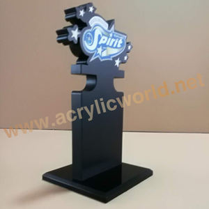 Trofeo de fabricante acrílico con logotipo personalizado al por mayor de calidad barata bloque de trofeo - Product Image 3