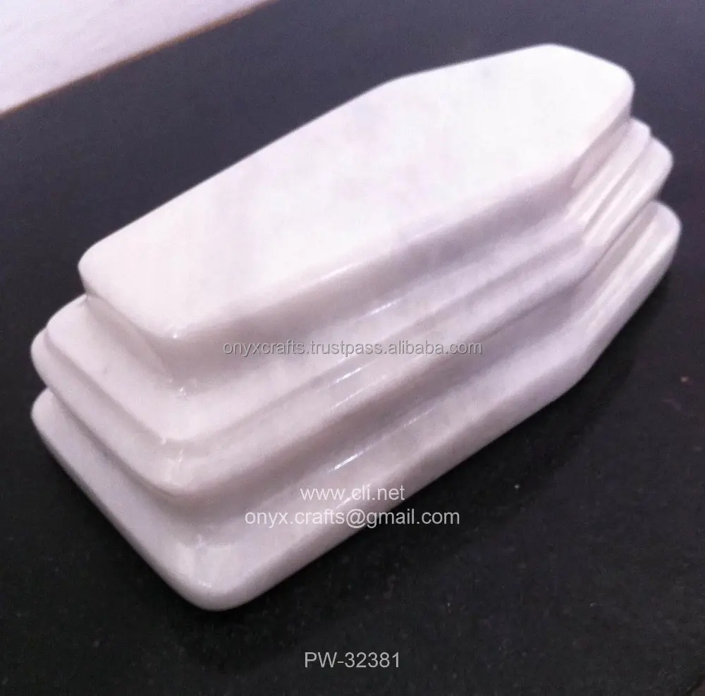 Ataúd forma de mármol, peso de papel