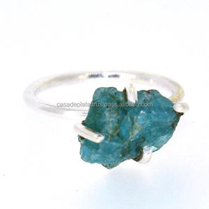 Appetite Rough Gemstone <b>Ring</b>, 925 Sterling Silver <b>Ring</b>, Traditional Bridal <b>Ring</b> Excellent Deep Silver <b>Ring</b> - Product Image 1