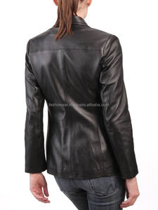 Chaqueta de cuero para mujer Estilo abrigo Ropa de abrigo suave y cómoda Perfecta para la moda informal de invierno - Product Image 2
