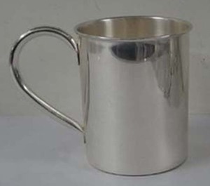 Silver Plated Drinking <b>Mug</b> - Product Image 1