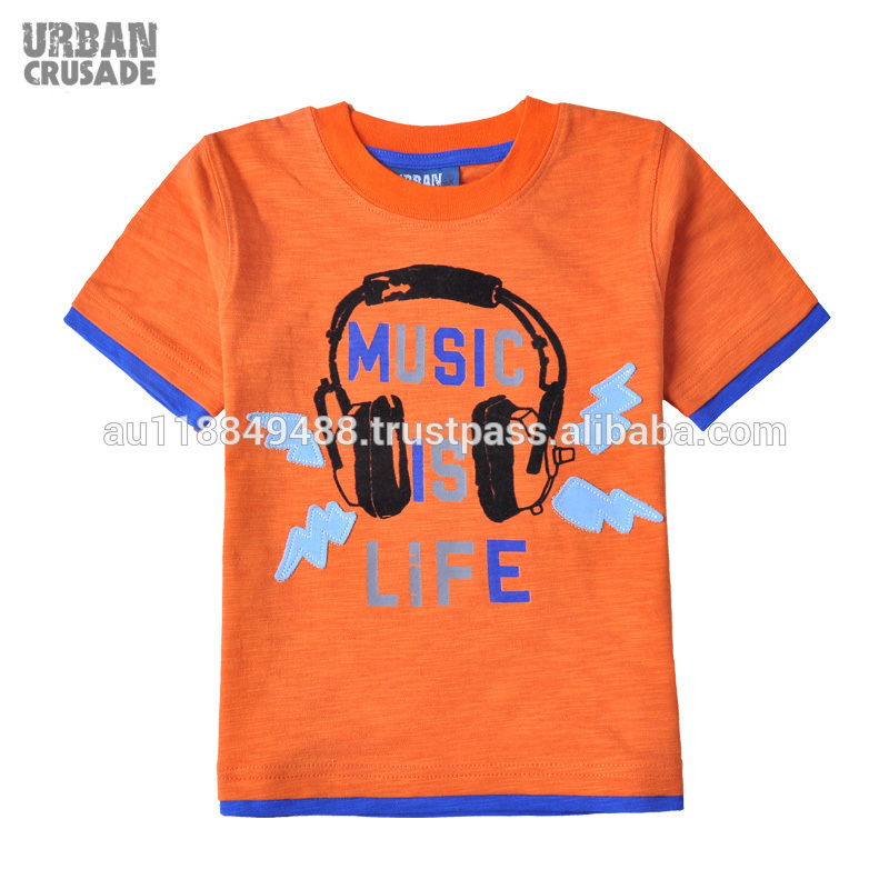 Музыка жизни гарнитура вышитые лайвли мальчики Kintted 2015 новый печать короткая футболка