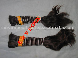 Meilleure texture de cheveux crus indiens cheveux de temple alignés sur les cuticules en vrac pour tresser des extensions de cheveux humains avec les meilleures couleurs - Product Image 2