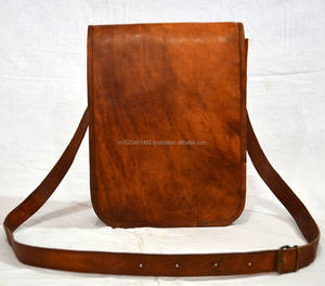 Sac messager unisexe en cuir véritable Annu Exports 9x11x3 pouces - Product Image 1