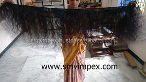 Tejido de cabello crudo Remy. Pelo ondulado hecho a mano. Buena calidad Sin desprendimiento y enredo Perfecto tejido manual de cabello solamente. - Product Image 4