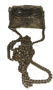 <b>Vintage</b> Brass Women's Brass Metal Antique Silver Sling <b>Bag</b> - Product Image 5