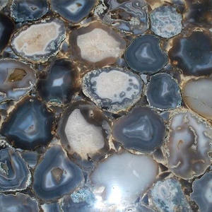 Loseta de Porcelana para Piso Agate, Piedra de Calcita Ecológica Exclusiva, Pulida, Impermeable y Duradera para Cocina, Hotel, Semipreciosa - Product Image 3