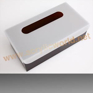 กล่องทิชชู่กล่องอะคริลิคสีขาวสวย - Product Image 6