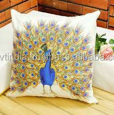 Custom Screen Print Cotton <b>Cushion</b> Cover for Breathable Natural Solid Color Cotton Pillow Cover at Quick Dry Cotton Pillow Cover - Product Image 3