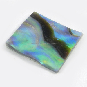 Christmas Sales ! 1.76 gms <b>Abalone</b> <b>Shell</b> 18*21mm Rectangle Cab gemstone for jewellery IG0863 - Product Image 1