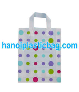 Bolsa de plástico de alta calidad con asa de lazo suave - Product Image 3