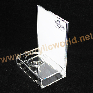 ชั้นวางจอแสดงผลกรอบป้าย/จอแสดงผลคริลิคยืนป้ายเมนูชั้นวาง - Product Image 2