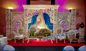 Escenario Real para Bodas Asiáticas, Decoración de Escenario para Bodas Indias, Decoración para Eventos en Australia - Product Image 3