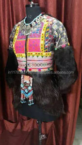 Handmade Bohemian Gypsy Style Women's Leather Long <b>Jacket</b> Coat - Product Image 2