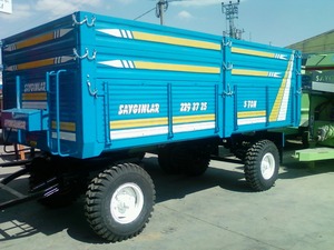 Ejes de remolque de granja, doble eje, freno de aire de vuelco trasero, 10 tonos, remolque de granja - Product Image 5