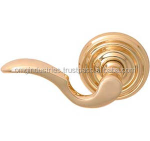 Manija de puerta antigua de desplazamiento de OMG Industries para armarios de cocina, uso de ventana, latón duradero, material de aluminio y acero, acabado negro - Product Image 2