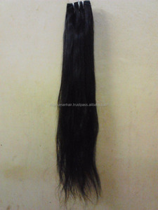Unprocessed 18-30 Inch Straight Remy Hair Extension Kinky Straight Virgin Raw Indian Hair Factory Prices From India - Product Image 2