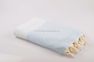 Kasicki Turkish Towel Blanket, Beach Throw 100% Cotton, Pestemal, Hammam, <b>Grey</b> Color Bed <b>Sheets</b> - Product Image 4