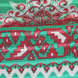 Edredón DE TRABAJO Kantha de algodón Vintage indio/mantas Gudari/mantas colcha antigua GD010 edredón de trabajo Kantha indio Reversible - Product Image 4