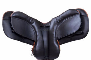 Shinxemax — selle en fibre synthétique, deux tons, noir et brun, PREMIUM - Product Image 2