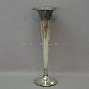 Jarrón de vidrio de mercurio, jarrón de vidrio plateado, jarrón de vidrio decorativo superventas - Product Image 1