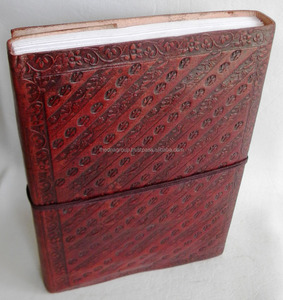 สมุดไดอารี่วารสารหนังขนาด B5สไตล์วินเทจทำด้วยมือพร้อมสลักเกลียวดีไซน์อูฐสลักด้วยมือสำหรับใช้เขียนประจำวัน - Product Image 2