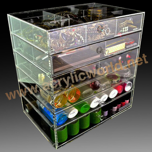 Soporte de exhibición de botellas de maquillaje cosmético acrílico/caja de exhibición de botellas de perfume - Product Image 4