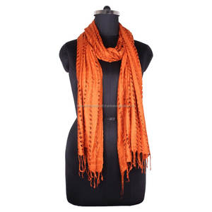 Rayon Net Skinny <b>Scarf</b> Hand <b>Knitted</b> Rayon Net <b>Scarf</b> for Girls SC0206 Rayon Net Skinny <b>Scarf</b> Skinny Hand <b>Knitted</b> - Product Image 1