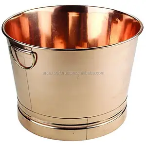 Top Best Sale Unique <b>Wine</b> Cooler Metal Copper Made Shiny Plated Luxury Style Handmade Large Shape Huge Space Capacity Supply - Product Image 1