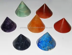 Vnox — ensemble de pierres Chakra conique, pierres de haute qualité, en vrac, Prime Agate de l'inde, au meilleur prix, existe en vrac, 2022 - Product Image 1