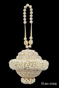 Vivid 1028 Handmade Ladies Metal Clutch High Quality Gold <b>Silver</b> Beaded Evening Party <b>Handbags</b> Stone Work Bridal Wedding Purse - Product Image 4