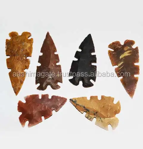 fancy jasper arrowhead, agate arrowhead for sale, bulk arrowheads