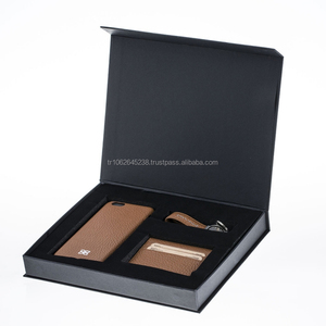 เคสกระเป๋าสตางค์หนังแท้แบบพรีเมี่ยมสำหรับ iPhone & Samsung ชุดออกแบบตามสั่งพร้อมพวงกุญแจขาตั้งช่องเสียบการ์ดแบบแม่เหล็ก - Product Image 2