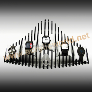 Présentoir de montre de poche en acrylique/plateau d'affichage de montre/présentoir de montre lcd présentoir de montre avec anneaux en C - Product Image 4