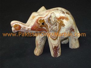 الفيلة المنحوتة يدويًا من العقيق المصقول - Product Image 6