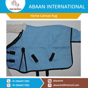 Couverture de protection robuste en toile de coton pour chevaux, durable pour l'écurie et l'extérieur - Product Image 3