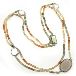 Superb-collares de plata de ley 925 con múltiples piedras, joyería de plata, venta al por mayor, India - Product Image 4