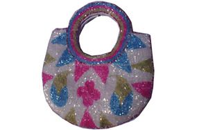 Bolso con cuentas hecho a mano nueva fiesta moda borla boda Bling bolso de mano bolso de noche mujer púrpura - Product Image 4