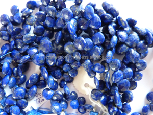 Lapis-Lazuli naturel Poire Facettes En Vrac Fabricant Perles - Product Image 3