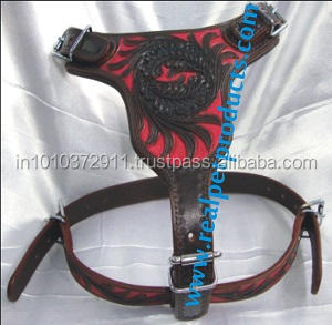 Harnais pour chien de luxe écologique avec motif animal Hot New Sustainable Rivet Decorated Pet Harnais - Product Image 2