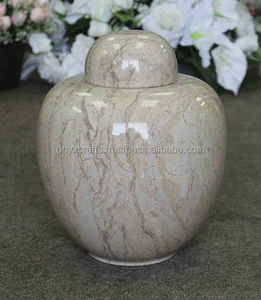 Urna funeraria de mármol elegante de estilo americano Suministros de calidad premium para servicios conmemorativos - Product Image 1