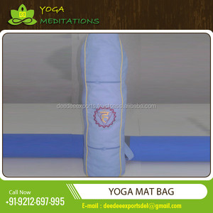 Sac en toile élégant de haute qualité, taille personnalisée, meilleur prix, quantité minimale de commande OEM le plus vendu en Inde, 500 pièces pour tapis de yoga, marque privée - Product Image 5