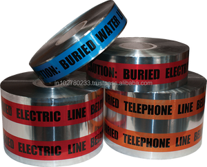 Cinta de Advertencia Detectable de Aluminio HDPE para Uso Subterráneo - Product Image 2
