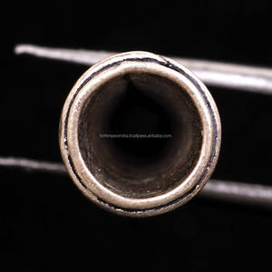 Nueva moda Original pura 925 plata esterlina sólida 22x9 MM tamaño forma de cono gran espaciador cuentas sueltas para decoraciones de joyería - Product Image 2