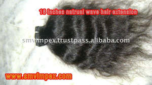 Nature Wave 12A Grade Meilleure Qualité Tissage de Cheveux Humains Non Transformés Afro Curl Style Remy Trame Cheveux Bundle 1B Couleur Sans Perte - Product Image 3