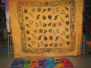 ผ้าเช็ดตัวชายหาดทรงกลมทำจากไมโครไฟเบอร์พร้อมพู่ผ้าขนหนูชายหาดกลางแจ้ง - Product Image 2