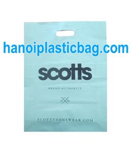 HDPE printed biodegradable punch out handle bag - Product Image 3