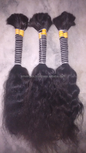 Gran oferta de cabello virgen indio ondulado a granel, cabello humano a granel, cabello castaño Natural de calidad superior - Product Image 5